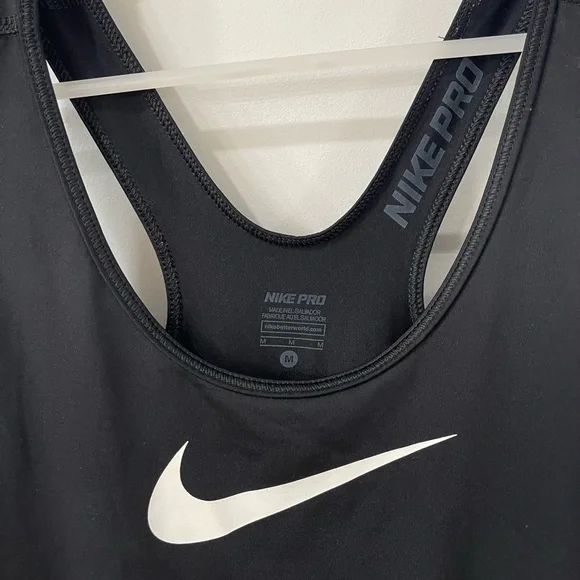 NIKE Black Tank Top, sz M - Picture 2 of 7